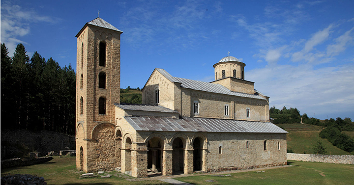 SERBIA -Il monastero di  Sopocani, UNESCO 2
